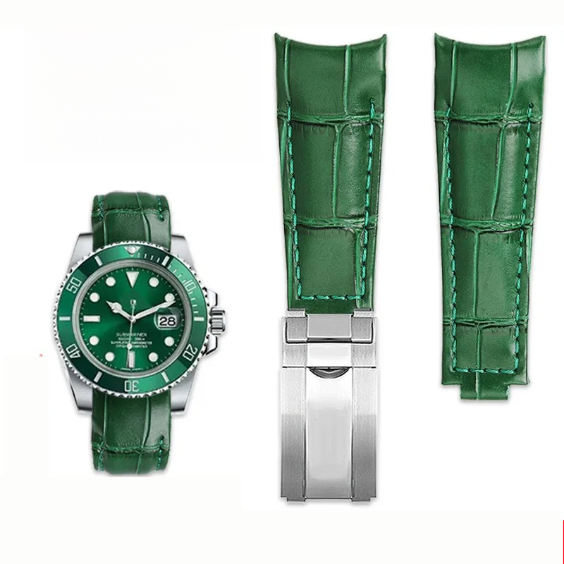 Rolex Watch Submariner - Original-Stil-Uhrenarmband mit gebogenem Ende, 20 mm,