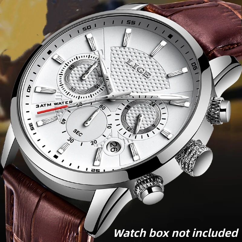 Luxury Watch Tier - 2026 Neue Herren-Lederuhr Mode Top-Luxus-Armbanduhr Casual