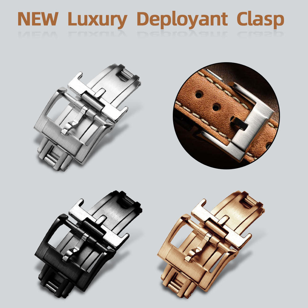 Luxury Watch Uk - NEUER luxuriöser Faltschließe-Verschluss 16mm 18mm 20mm