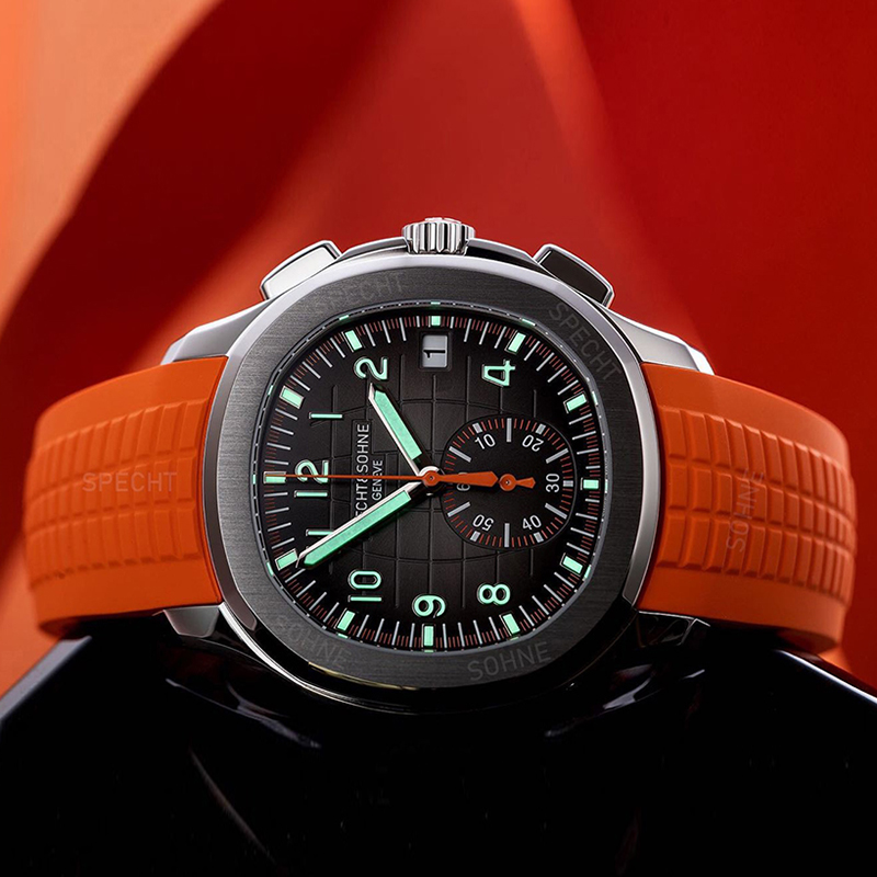 Luxury Watch With Rubber Strap - Casual Mode Sport Herren Quarzuhr Automatische