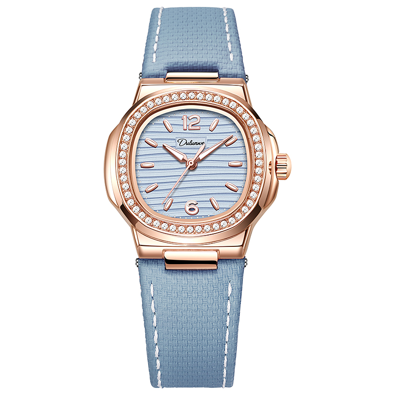 Luxury Watch With Rubber Strap - Exquisite und Minimalistische Nautilus Damen-Mechanikuhr, Dulunwe