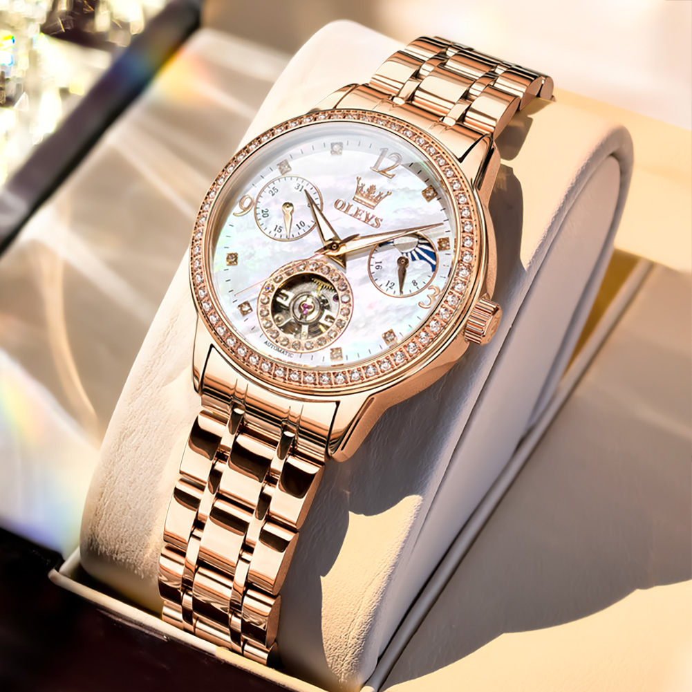 Luxury Watch - OLEVS Damenuhren, Top-Marke, luxuriös, modisch, feiner