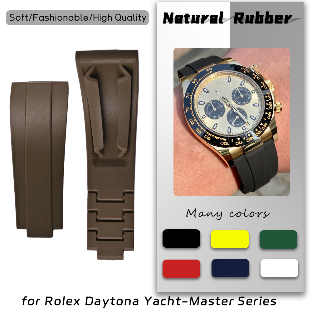 Rolex Watch Submariner - 20mm 21mm Qualität Naturkautschuk Uhrenarmband für