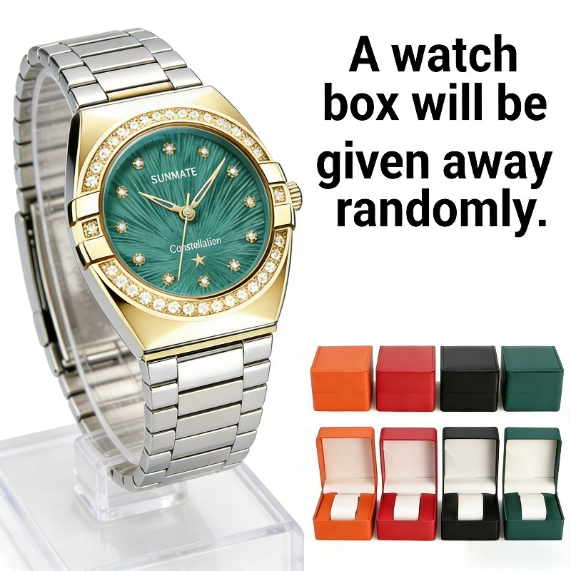 Luxury Watch Tier - SUNMATE Stilvolle und Elegante Damen-Quarzuhr, Hochwertige