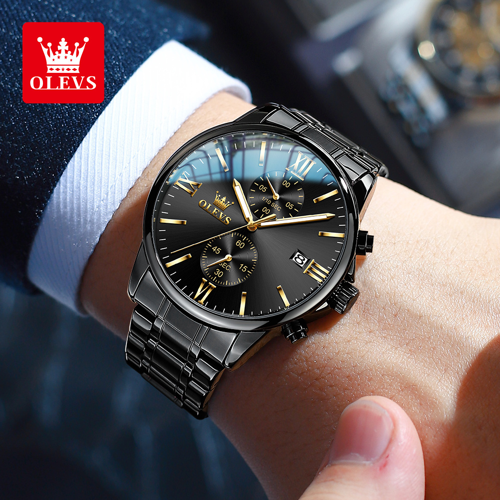 OLEVS 2886 Klassische schwarze – Zen Luxury Watch Bewertung und Preis