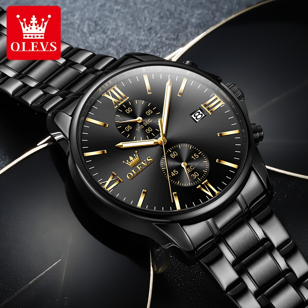 OLEVS 2886 Klassische schwarze – Zen Luxury Watch Bewertung und Preis