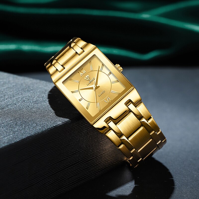 LiEBIG Luxus Goldene Quarz Arm – Luxury Watch Uk Bewertung und Preis