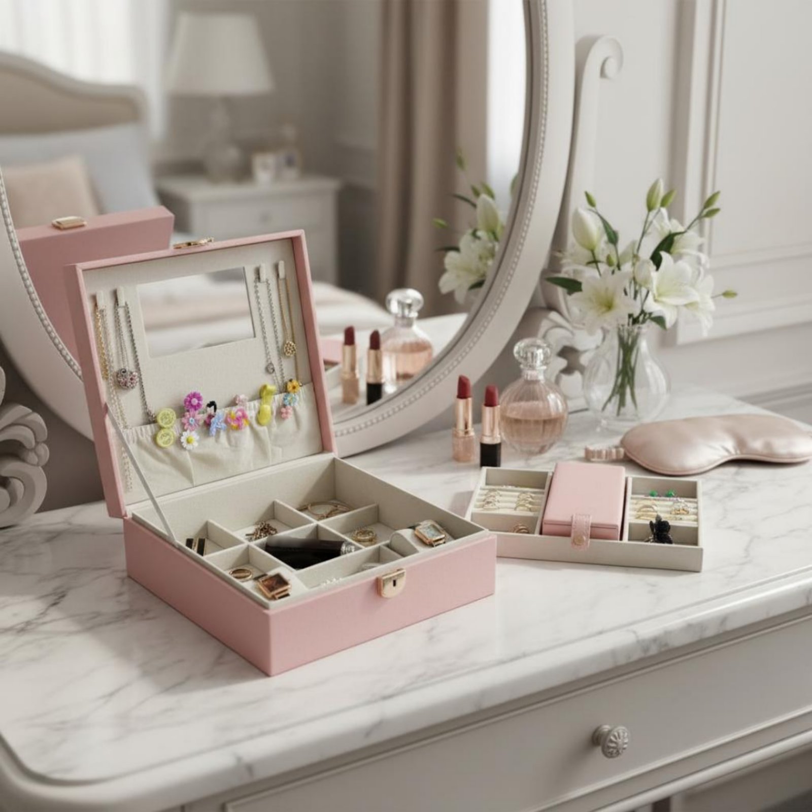 Mehrstöckige Schmuckbox mit We – Luxury Watch Tier Bewertung und Preis