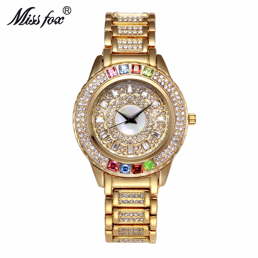 MISSFOX Damen Gold Partei Uhre – Luxury Watch China Bewertung und Preis
