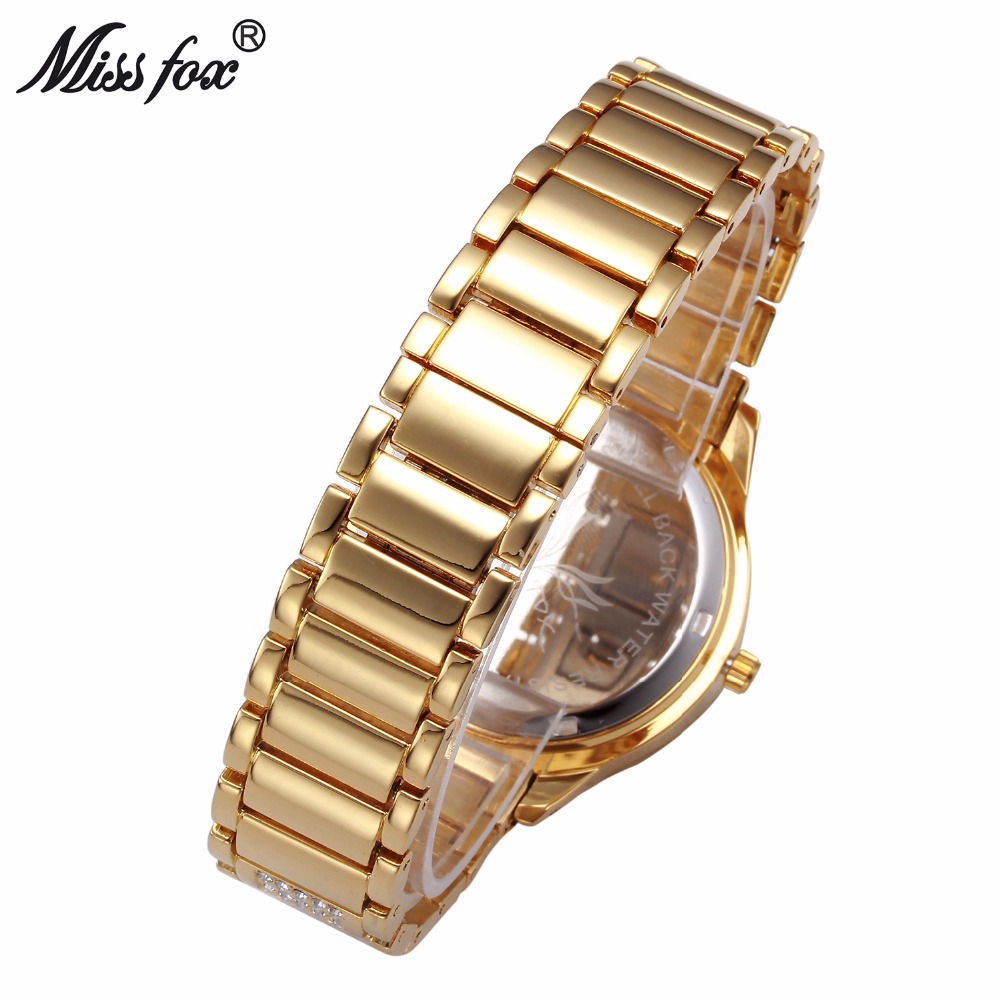 MISSFOX Damen Gold Partei Uhre – Luxury Watch China Bewertung und Preis