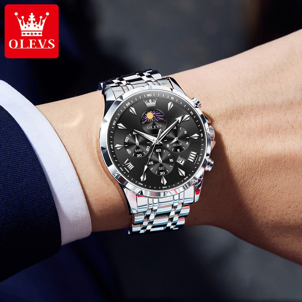 OLEVS 3653 Marken-Mondphasen-K – Zen Luxury Watch Bewertung und Preis