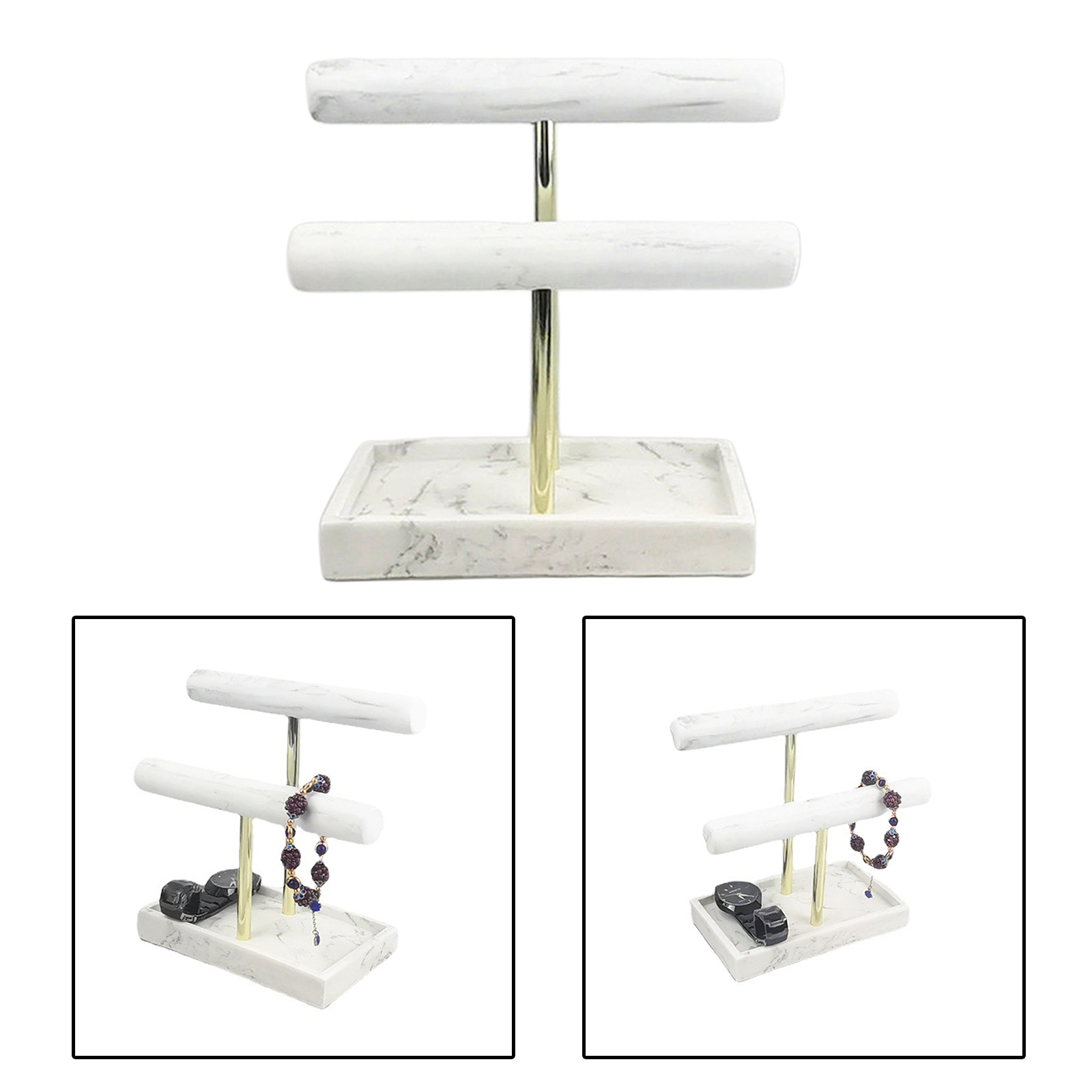 2 Tiers Luxus Marmor Uhr Halte – Luxury Watch Tier Bewertung und Preis