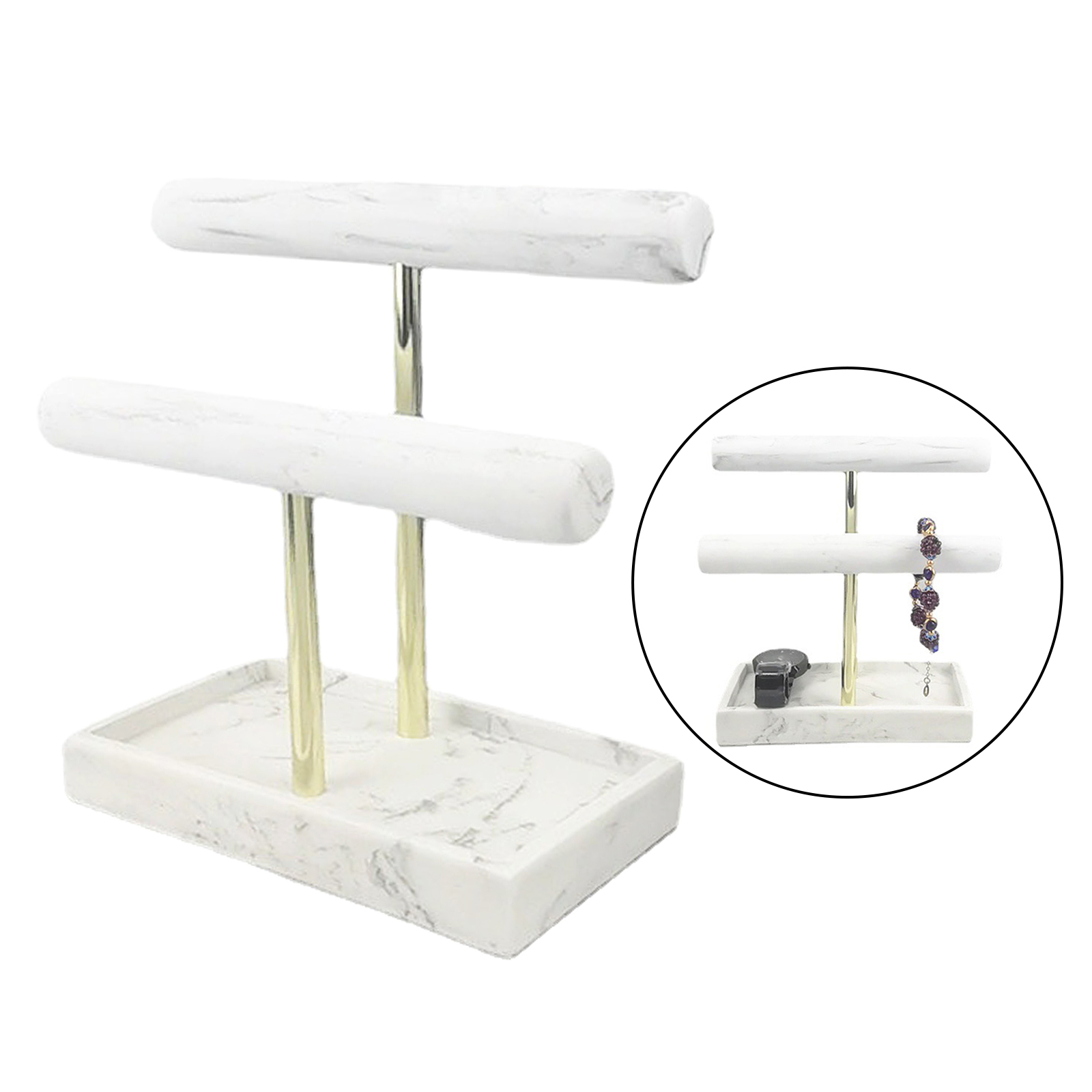 2 Tiers Luxus Marmor Uhr Halte – Luxury Watch Tier Bewertung und Preis