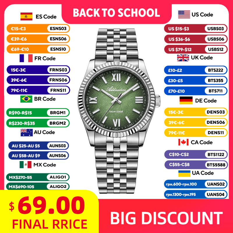 ADDIESDIVE Elegante Uhr für Da – Luxury Watch Bewertung und Preis