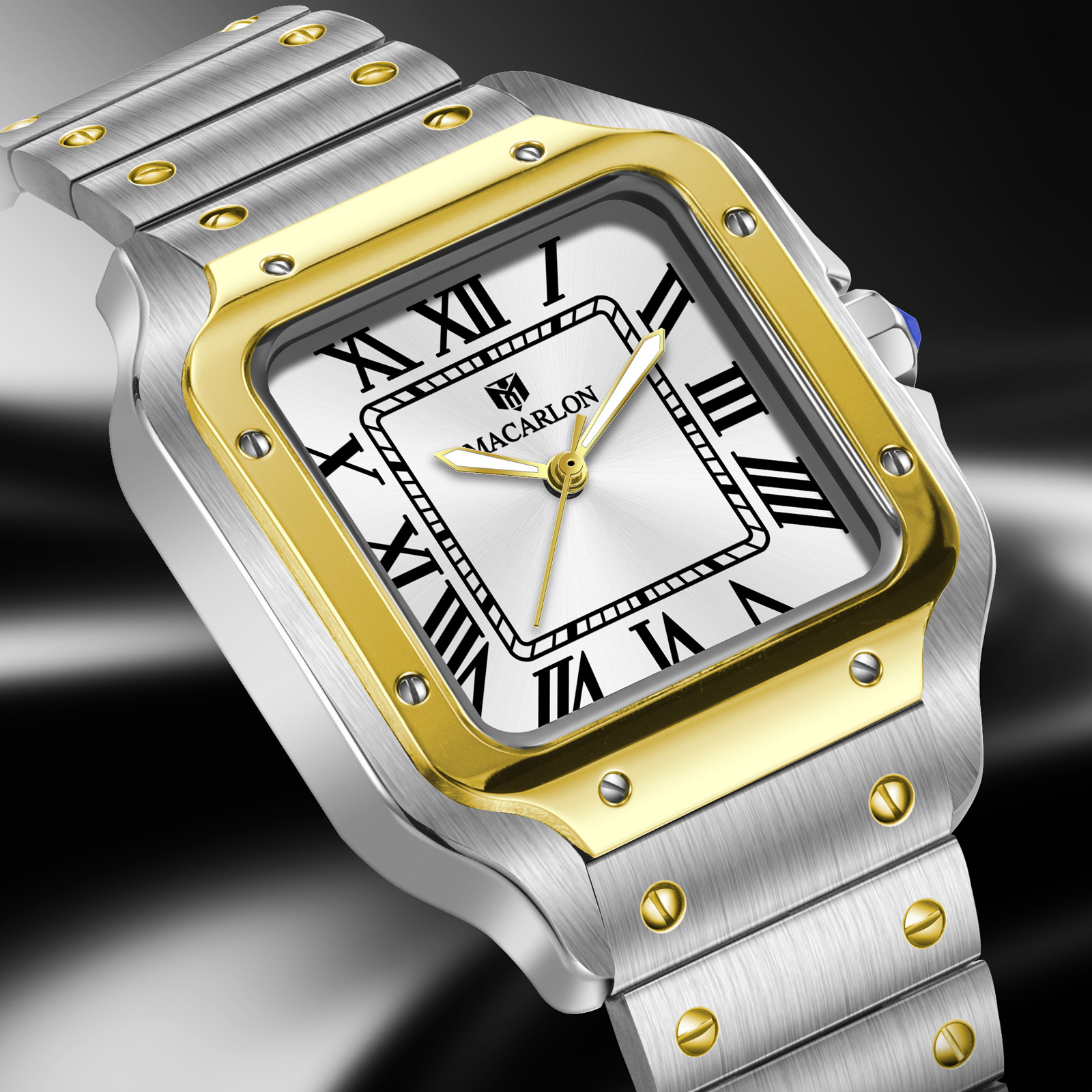 MACARLON Quadratische Herren-A – Luxury Watch China Bewertung und Preis