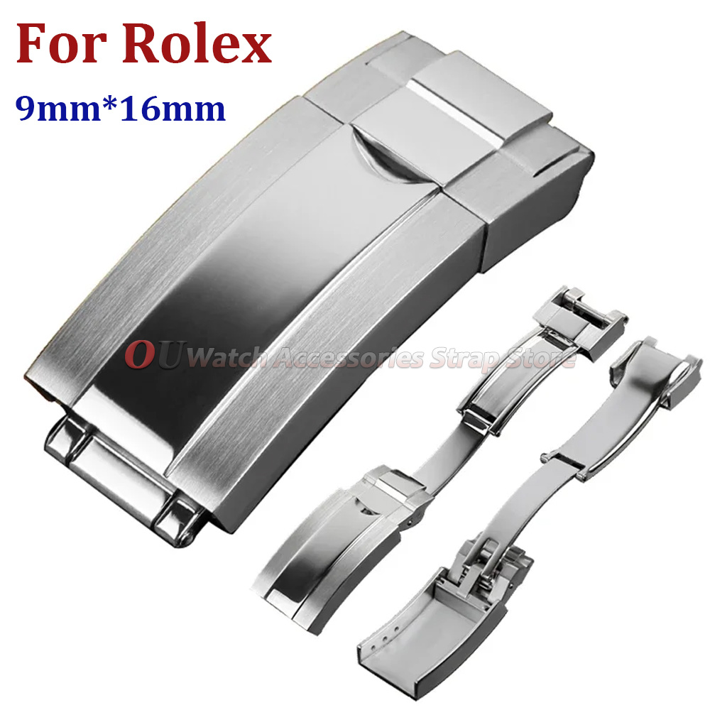 9mmx16mm Edelstahl-Faltschließ – Luxury Watch Uk Bewertung und Preis
